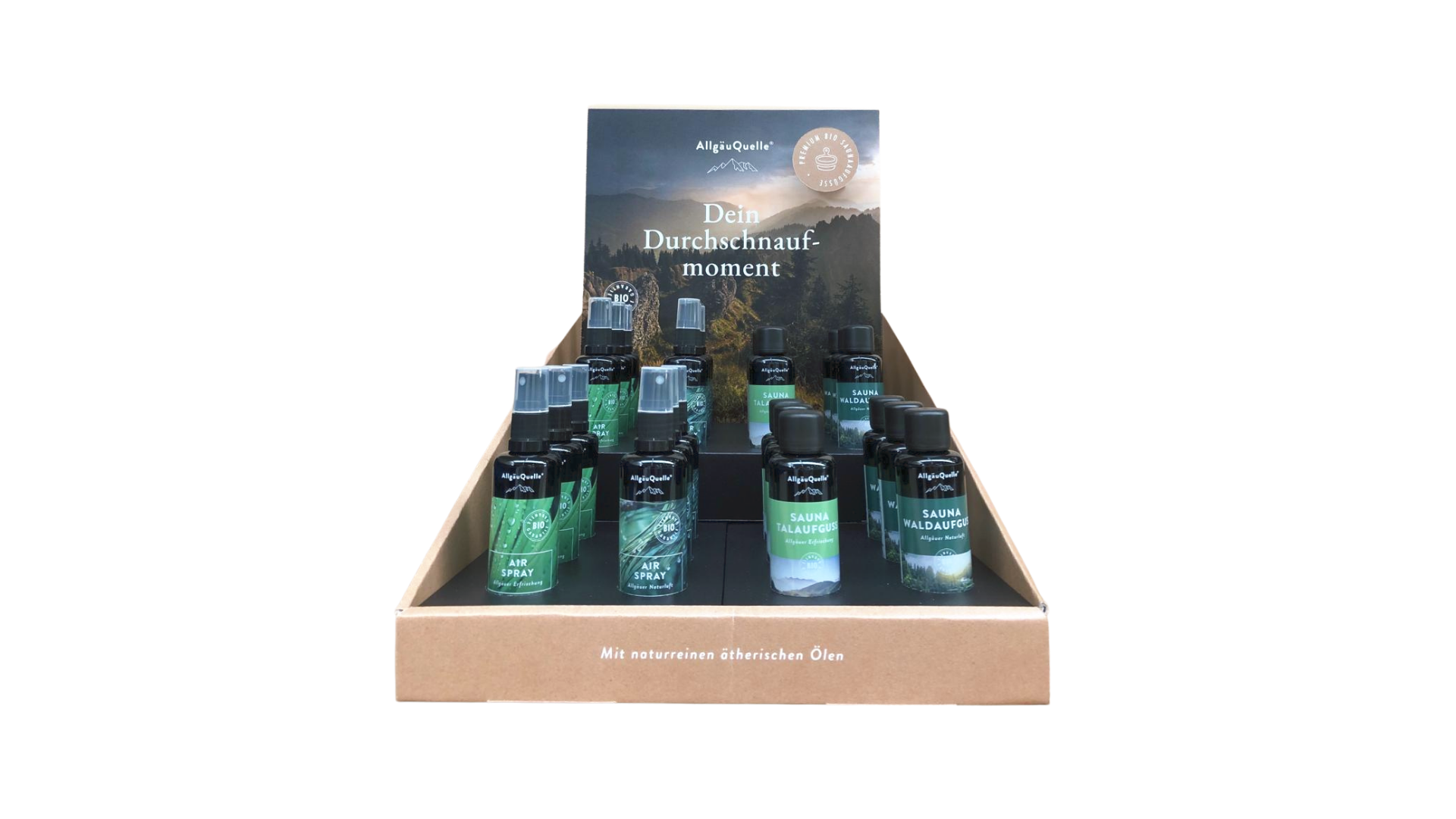 Thekenaufsteller für AirSpray Minis (leer)